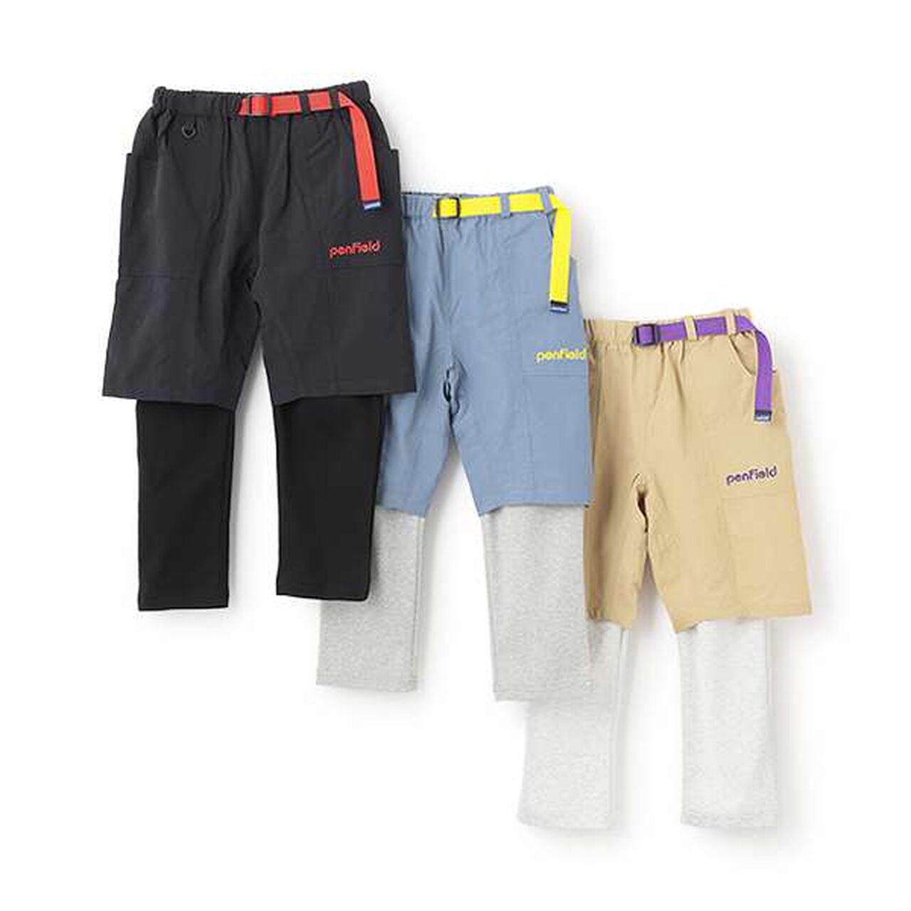 [Penfield] Water and Land Use Matching with Dad Shorts Leggings,Black, large image number 10