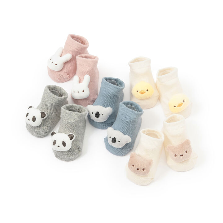 Animal Motif Cup Socks,Blue, medium image number 4