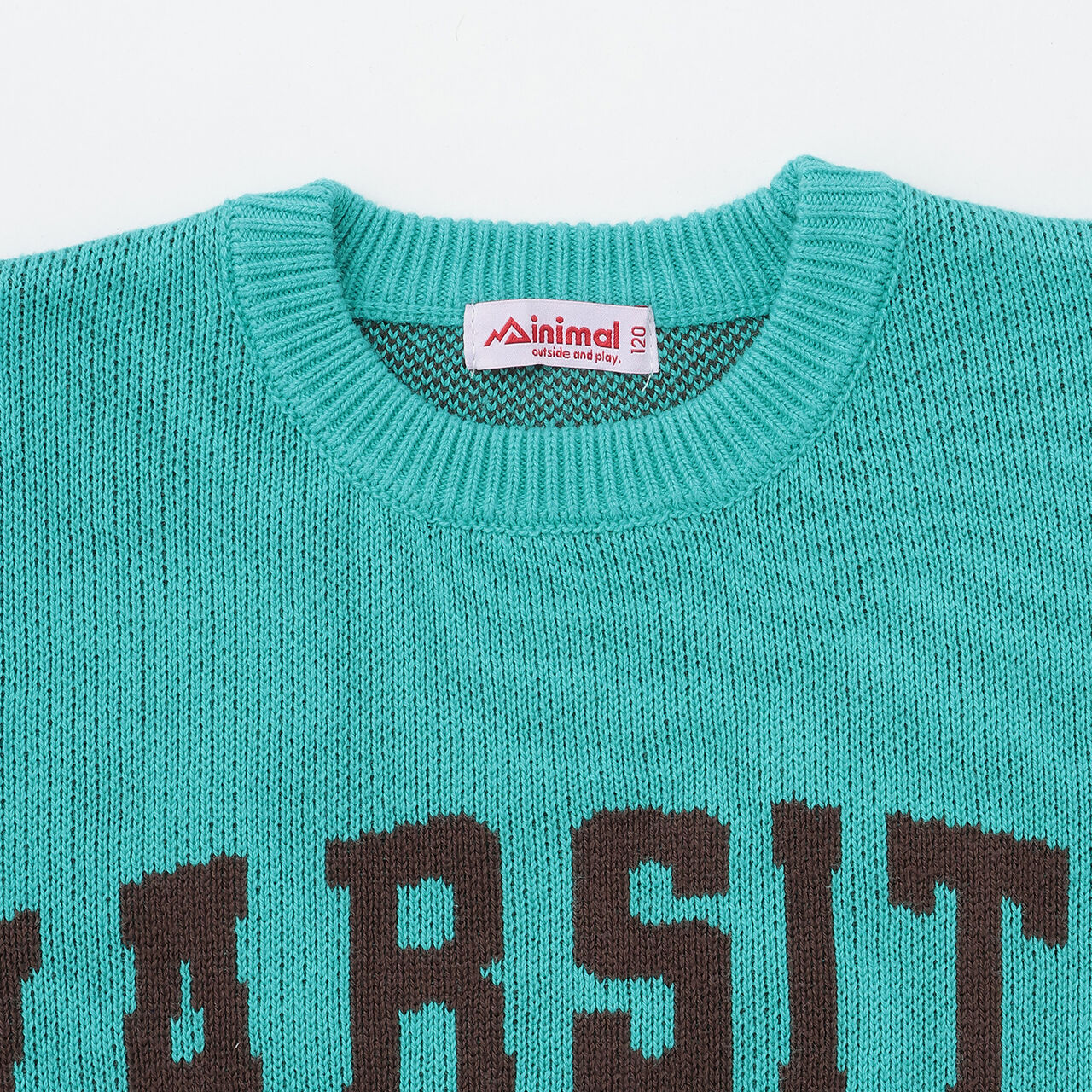 [Machine Washable] Logo Knitwear,Off white, large image number 2