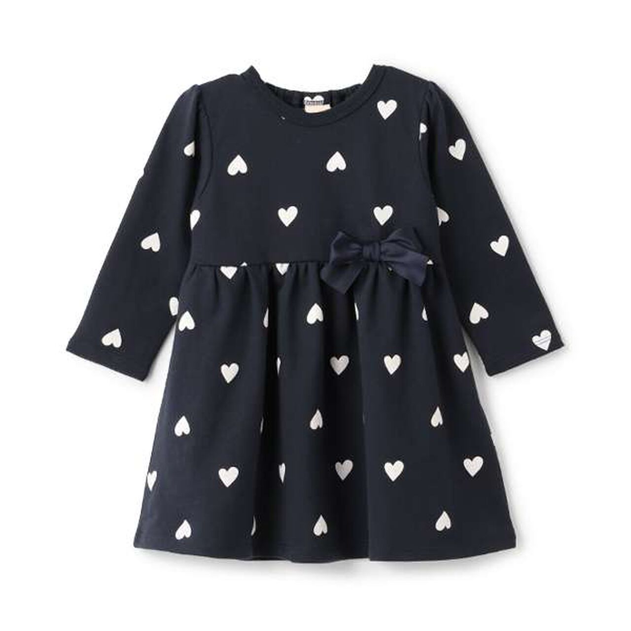 [GOOD PRICE] Fleece One-Piece Dress,Navy, large image number 2