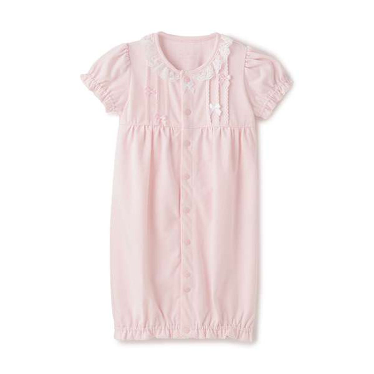 Tack Ribbon Short-Sleeve 2 Way All-in-One,Off white, large image number 11