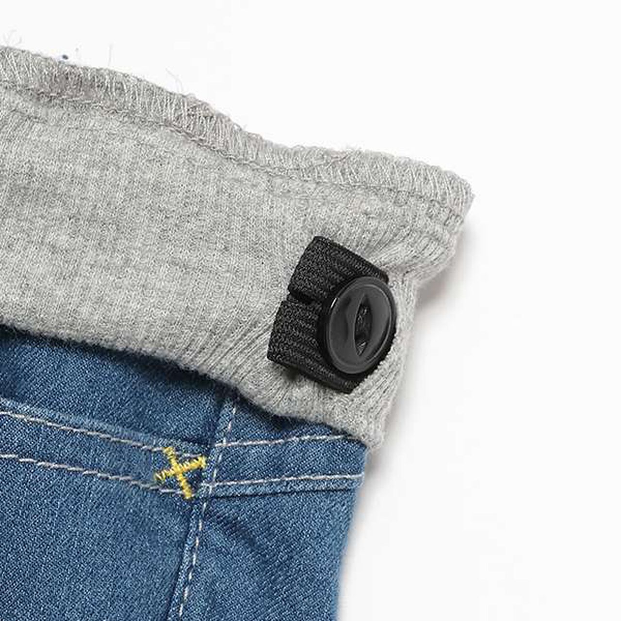 Dinosaur Embroidery Long Tapered Pants,Navy, large image number 6