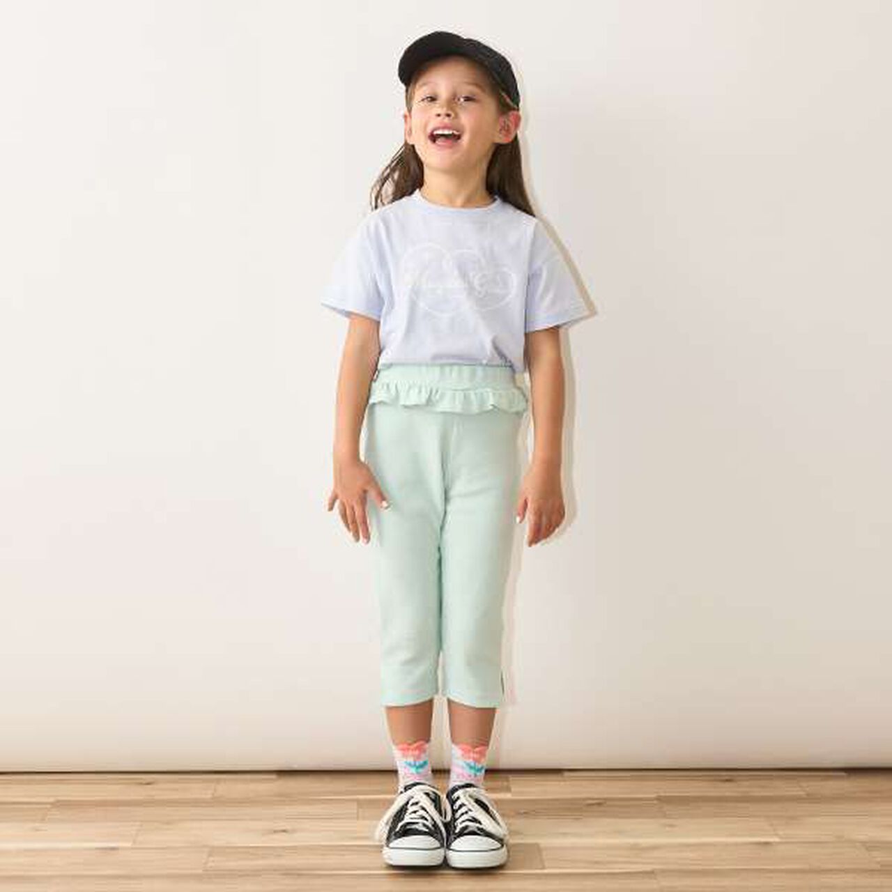 Tomo Pants Side Slit 7/8 Capri Pants,Beige, large image number 12