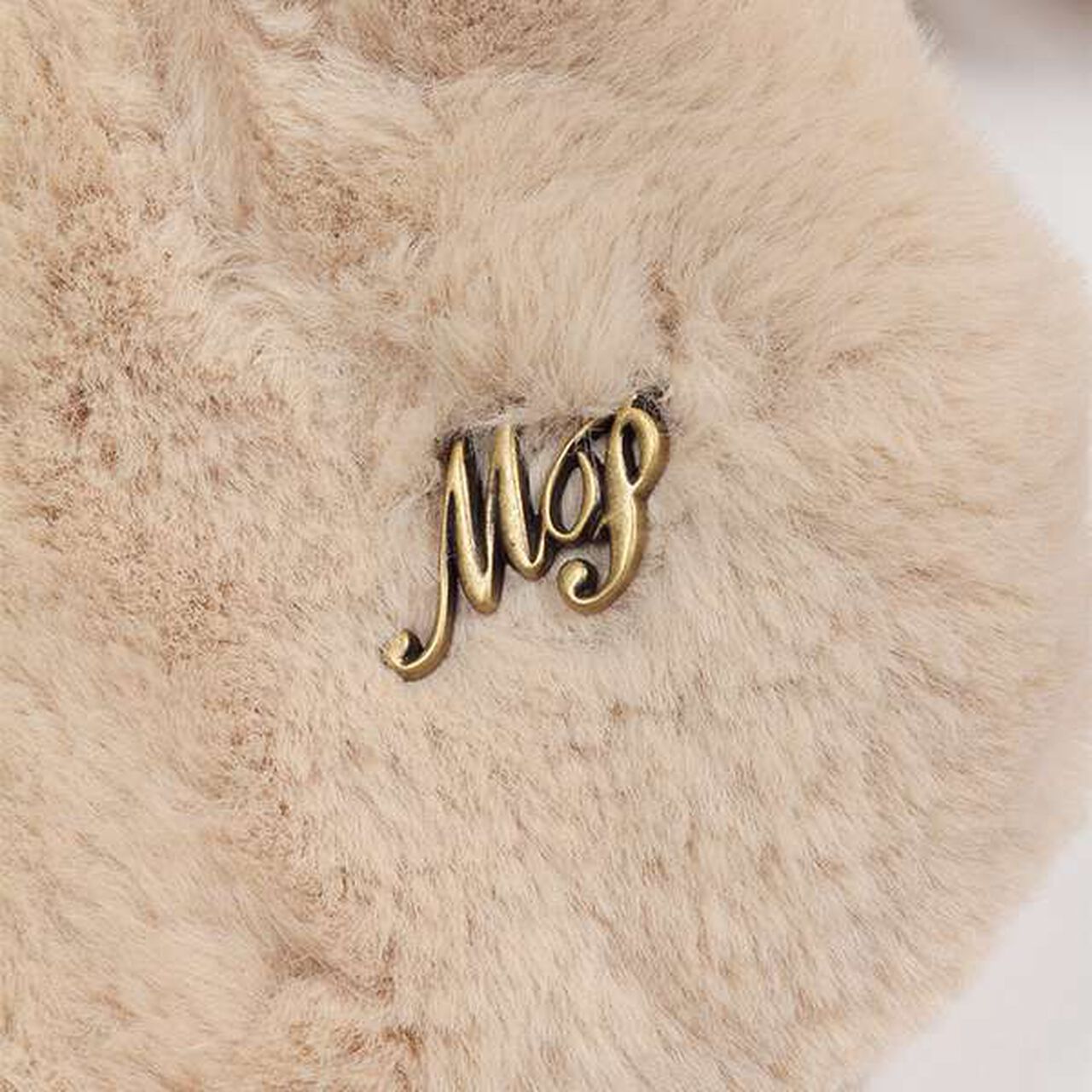 Bear Ear Hooded Scarf,Light beige, large image number 6