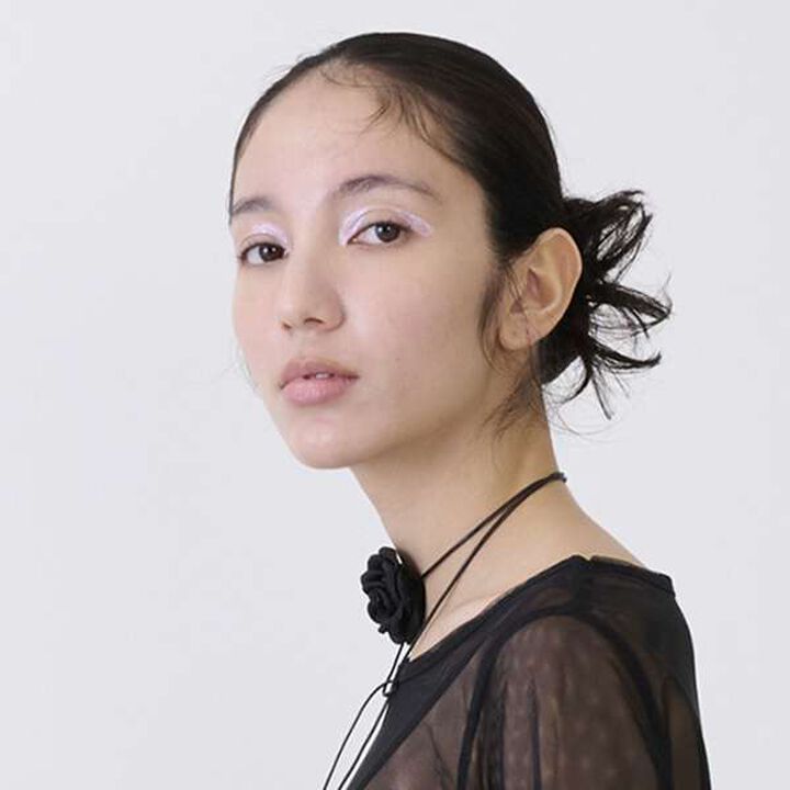 [LADIES] Choker Crop Top in Black,Charcoal gray, medium image number 11