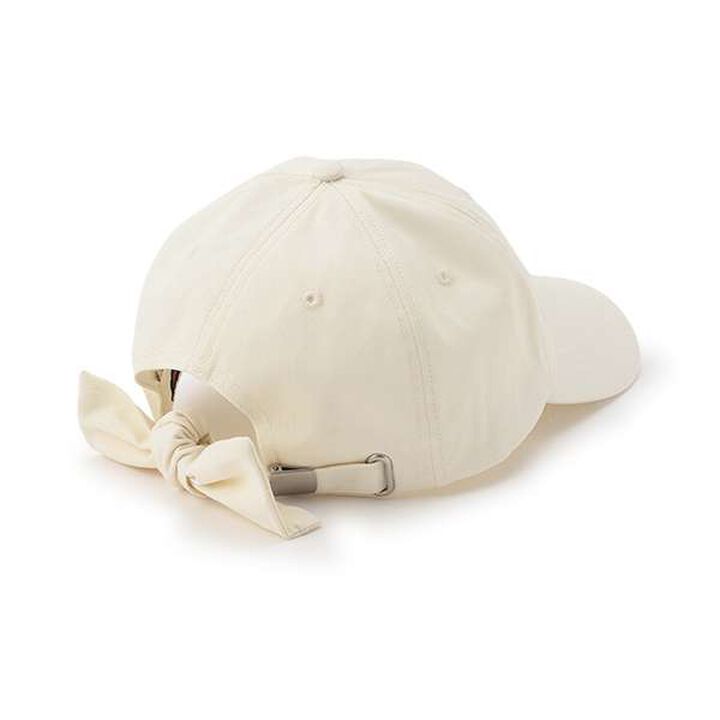 Back Ribbon Cap,Black, medium image number 1