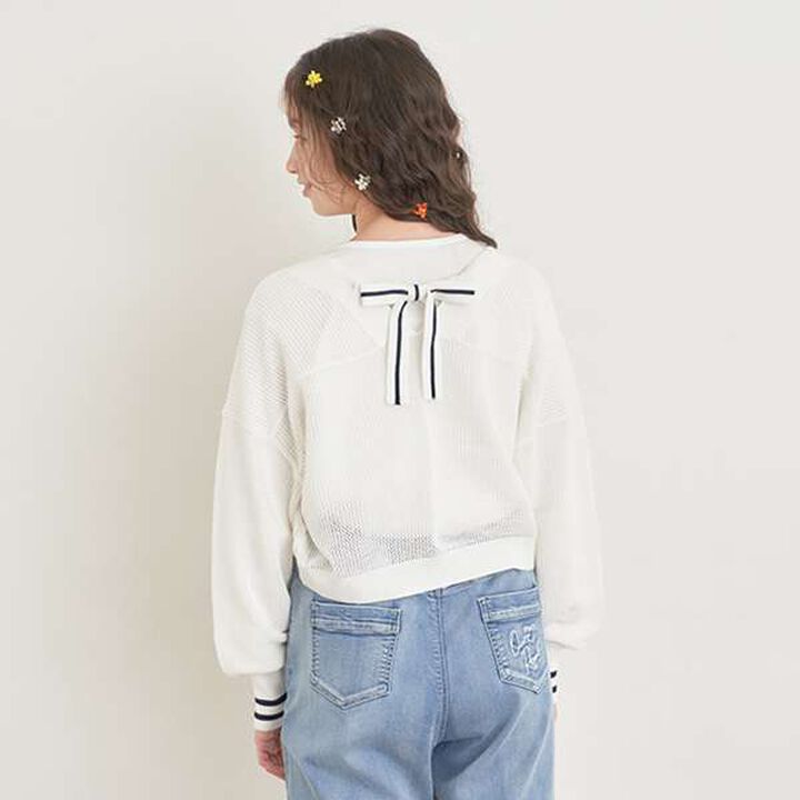 Mesh Bolero T-Shirt Set,Yellow, medium image number 9