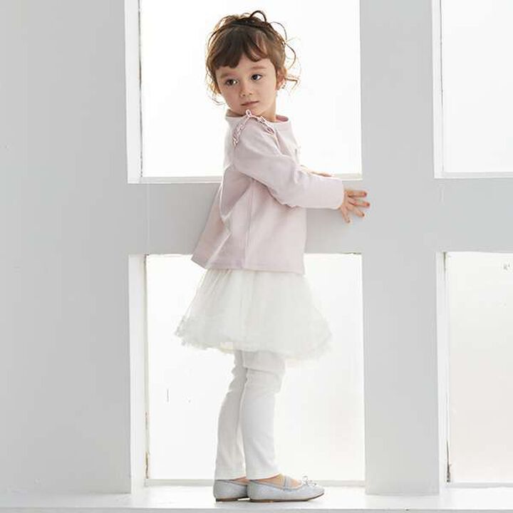 [Link] Tulle Skirt with Leggings (Kids),Light green, medium image number 15