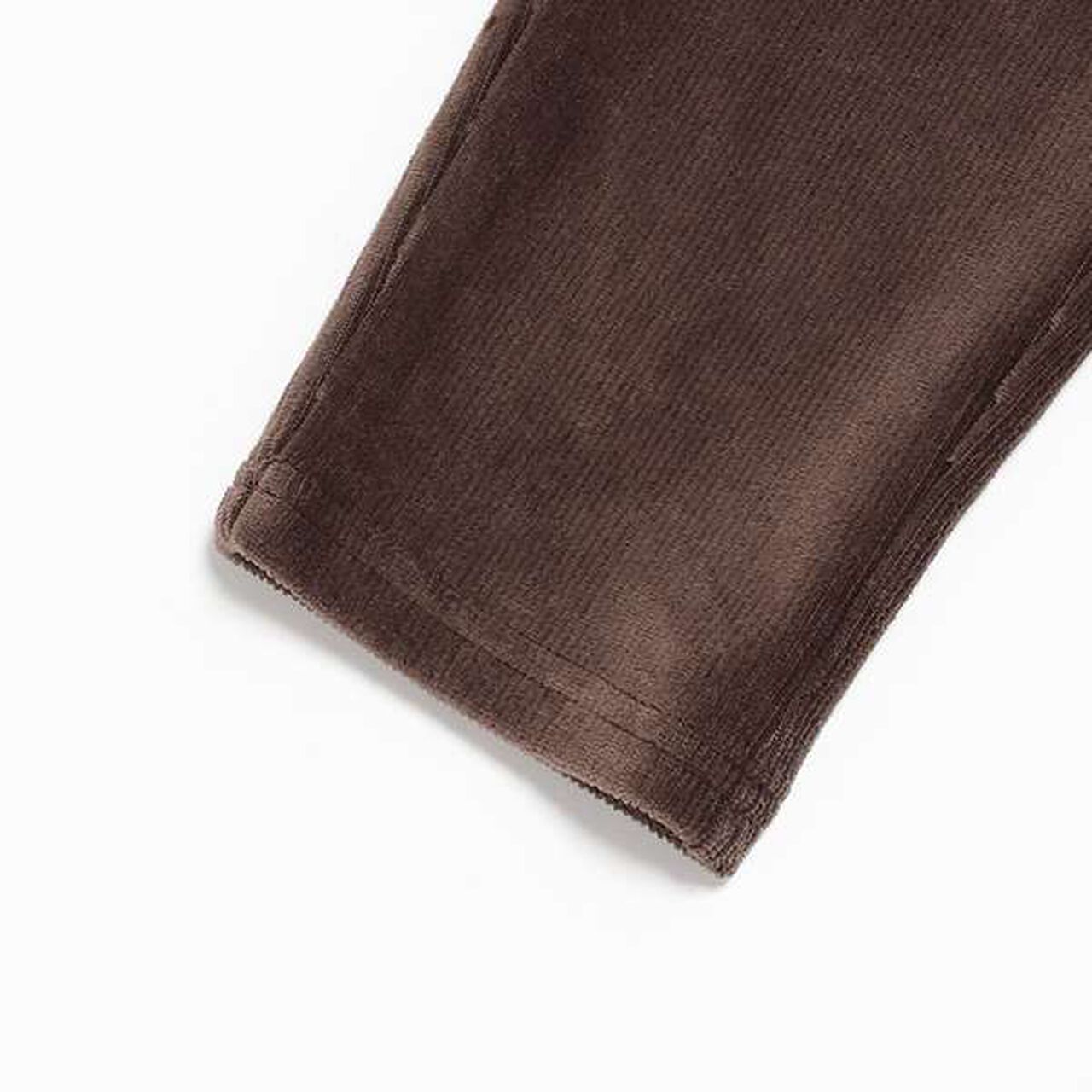 Cut Corduroy Baker Pants,Black, large image number 4