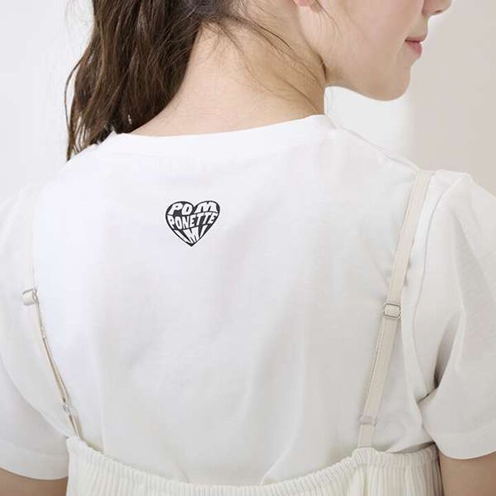 [AMI] Rib Panel Camisole Dress Inner T-Shirt Set,Black, medium image number 9