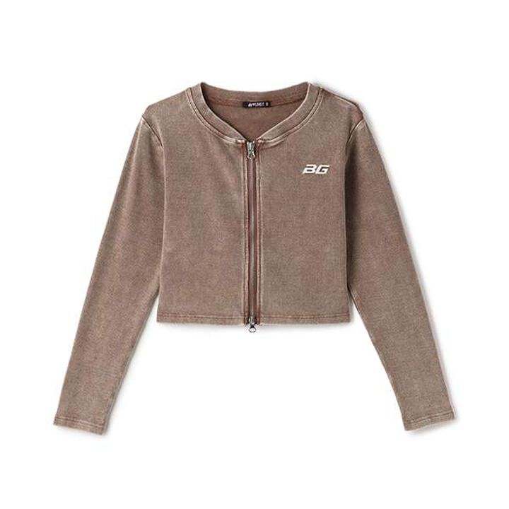 W Zip Tereko Cardigan,Off white, medium image number 5