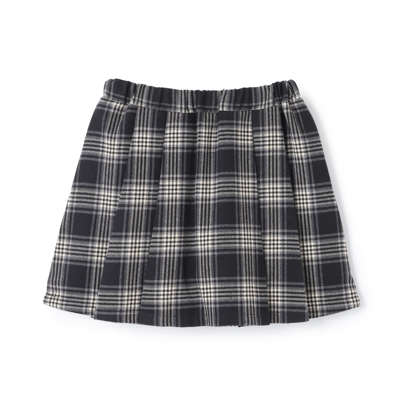 [Link] Checkered Skirt with Shorts (Junior Size),Brown, large image number 1