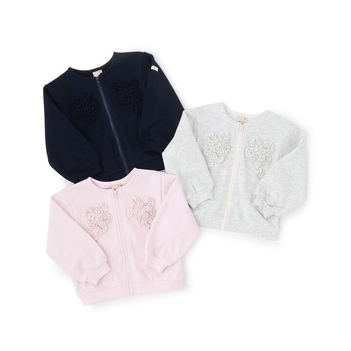 Link Anti-Stain Frill Motif Haori,Light pink, medium image number 20