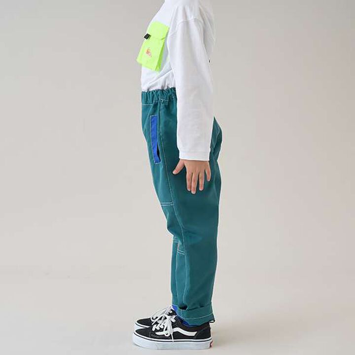 [KELTY] Color-Blocked Contrast Stitching Pants,Green, medium image number 12