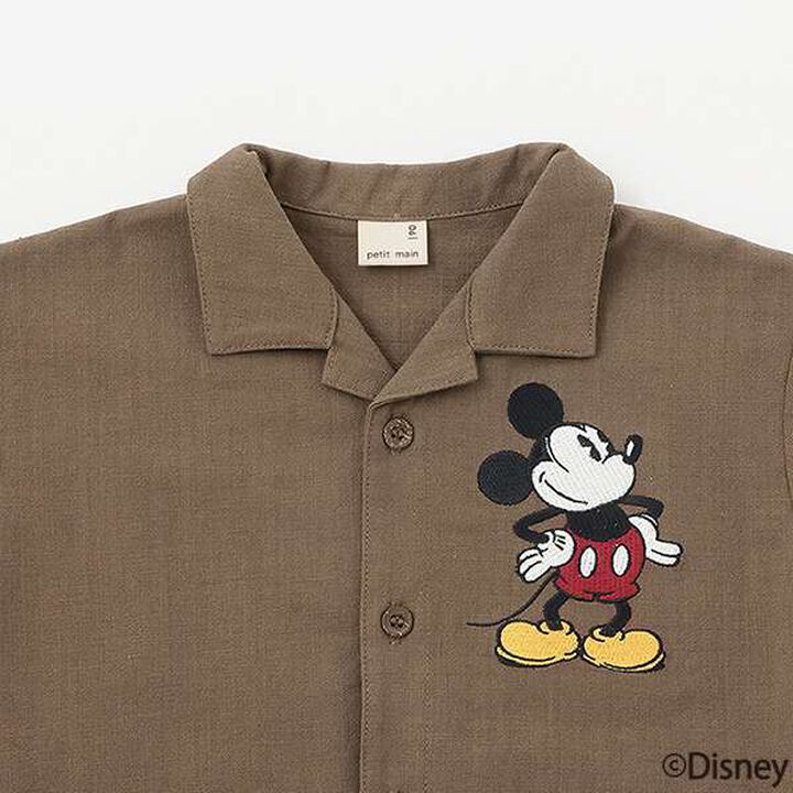 [Disney] Open-Collar Short-Sleeve Shirt,Multi color, medium image number 11