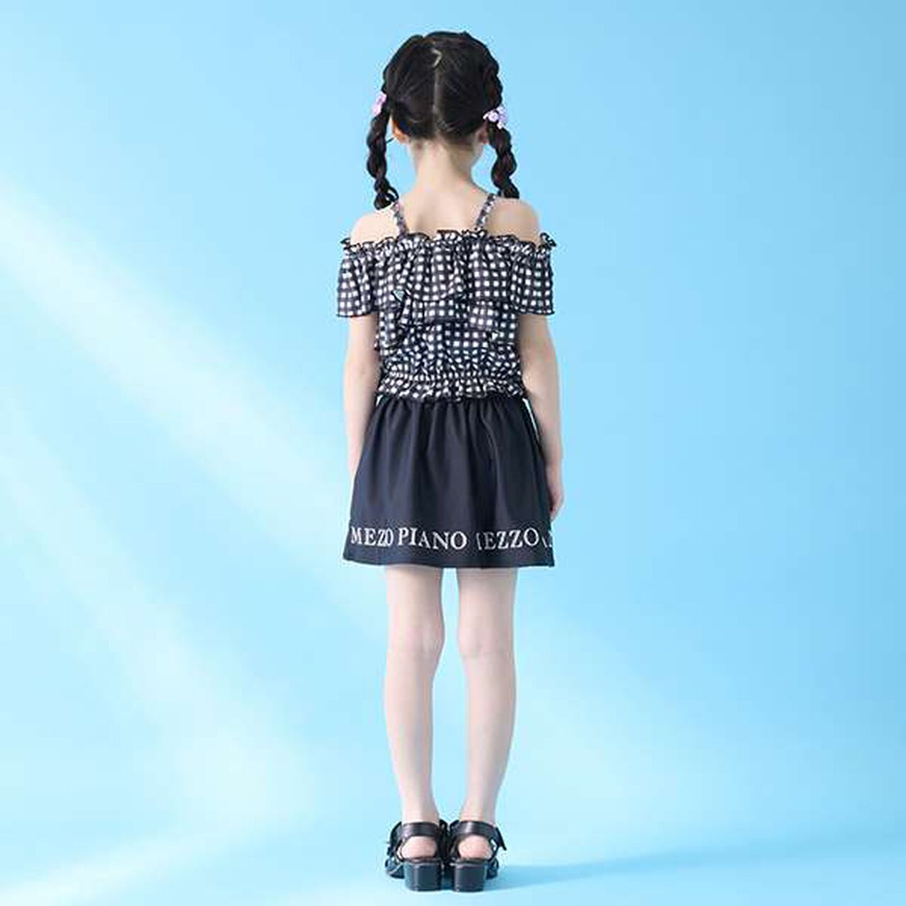 [SWIM] Off-Shoulder Frill Separate Swimsuit,Light pink, large image number 20