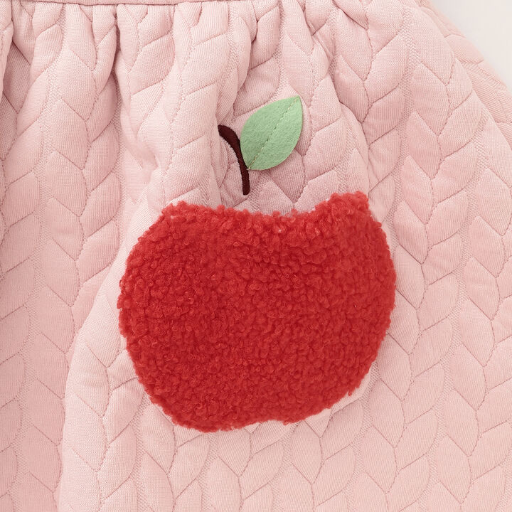 Apple Pocket Jumper Skirt,Navy, medium image number 3