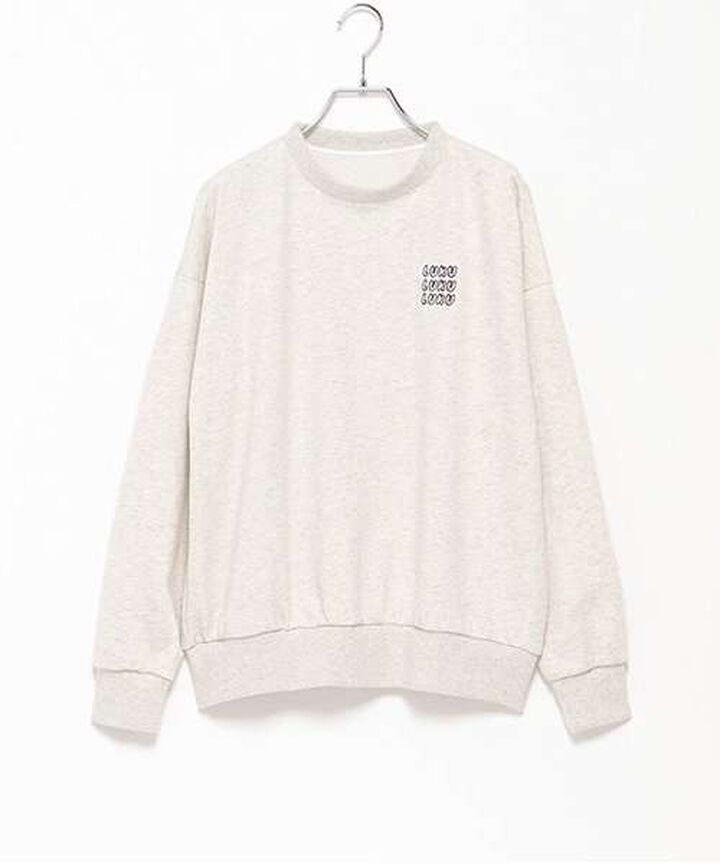 Logo Sweatshirt Pullover,Beige, medium image number 20