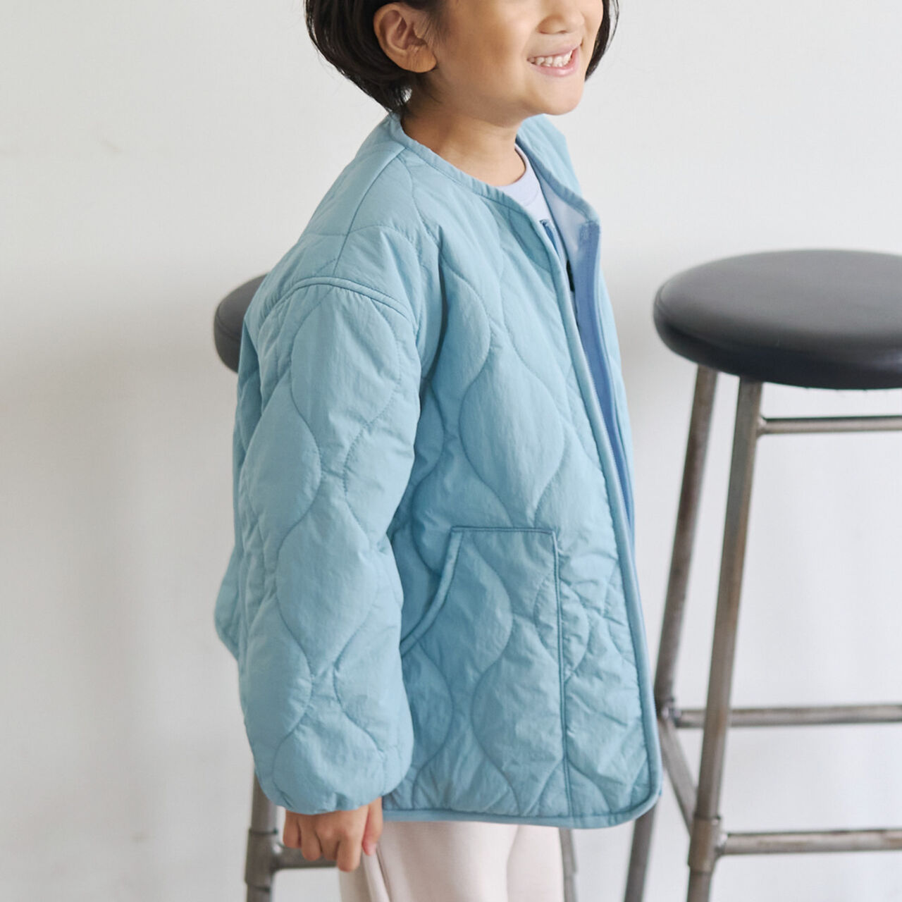 [Pre-Order] Quilted Jacket,Khaki, large image number 1