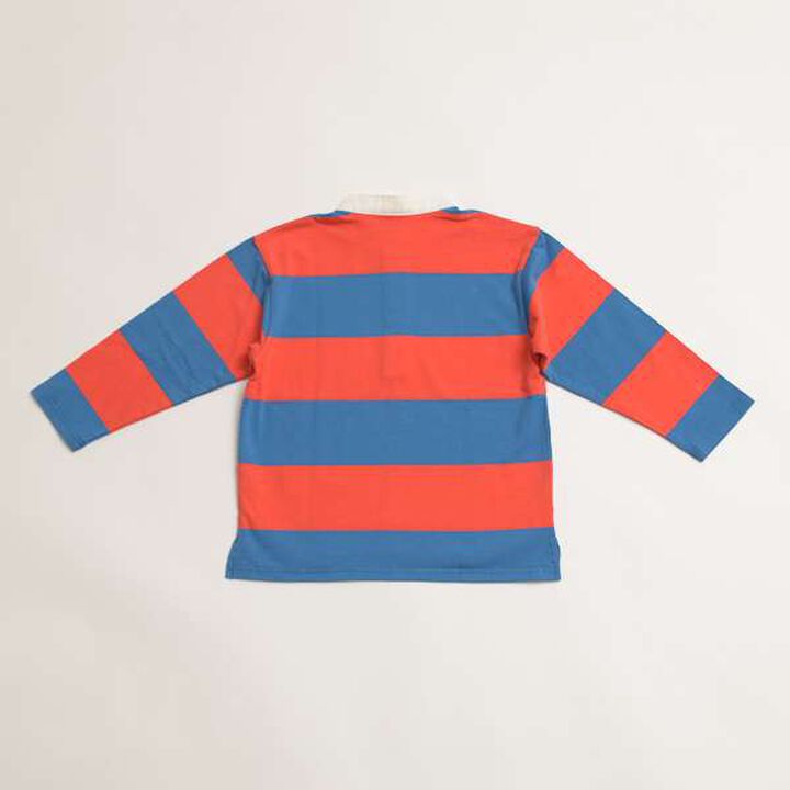 Stand Collar Rugby Long-Sleeve Shirt,Black, medium image number 12