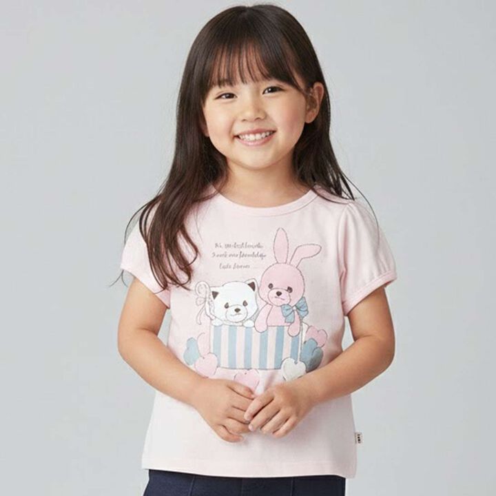 Cat & Bunny Girly Assortment T-Shirt,, medium