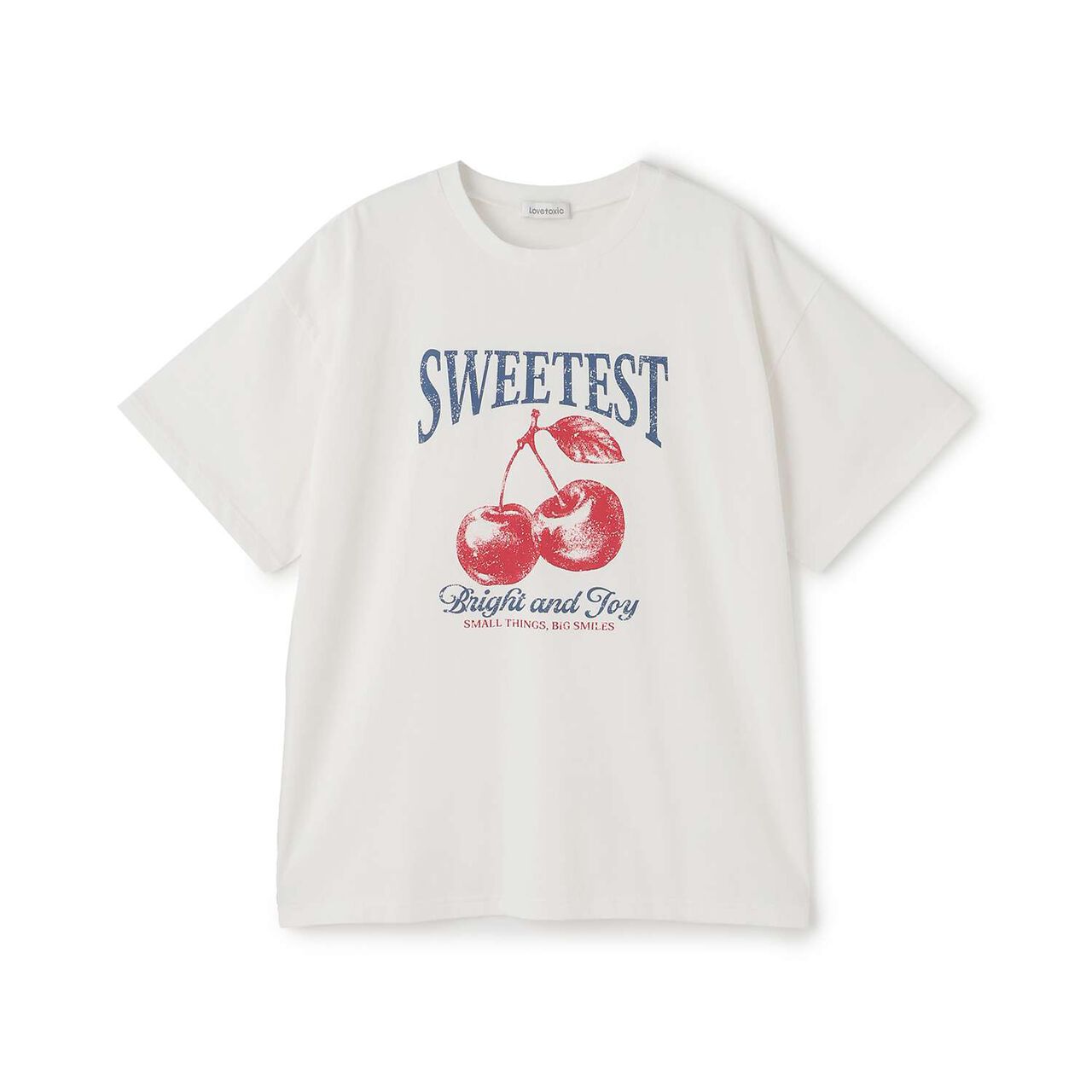 [100% Cotton / GOOD PRICE] Assorted Motif Loose Half Sleeve T-Shirt,Red, large image number 13