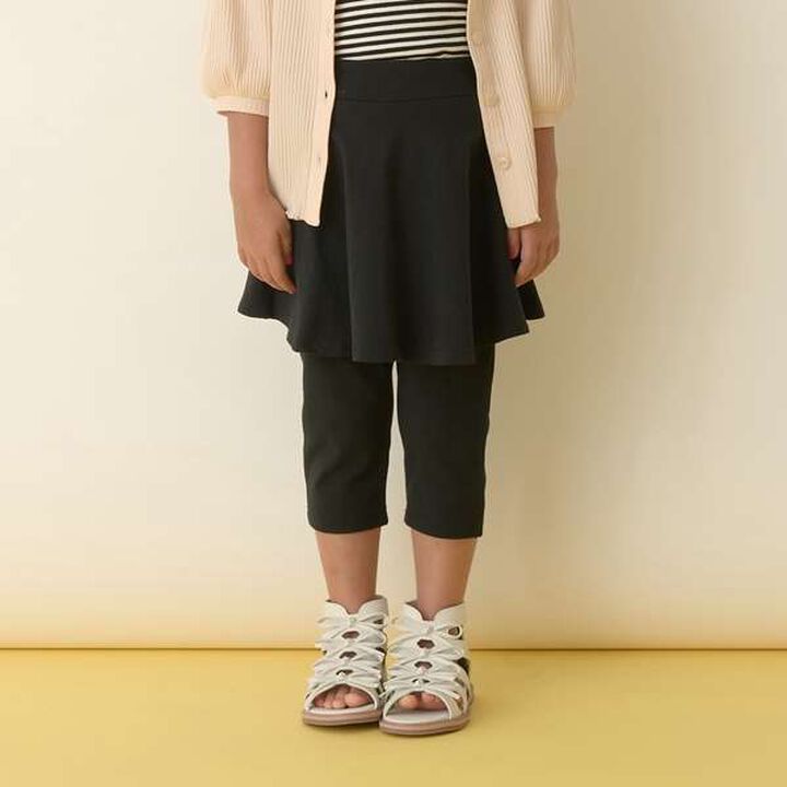 [Versatile Item] Stretchy 6/10 Length Skorts,Ink blue, medium image number 24