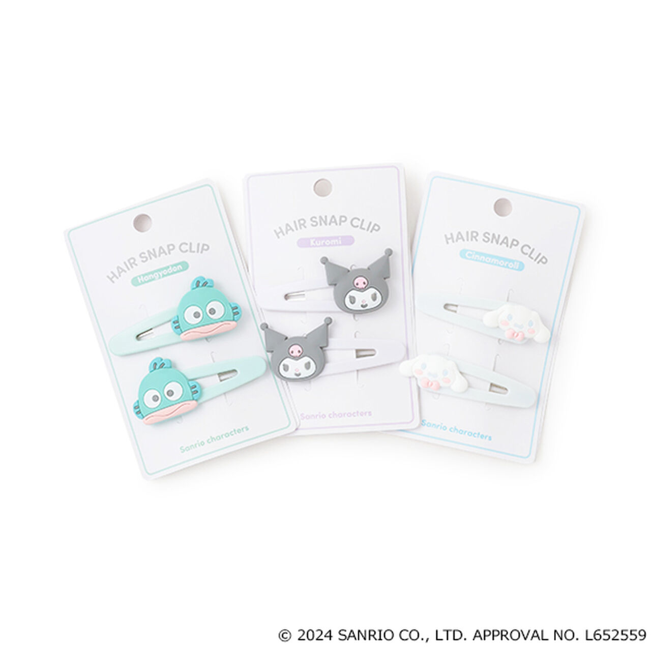 [SANRIO] Mascot Hair Clip,Sax blue, large image number 6