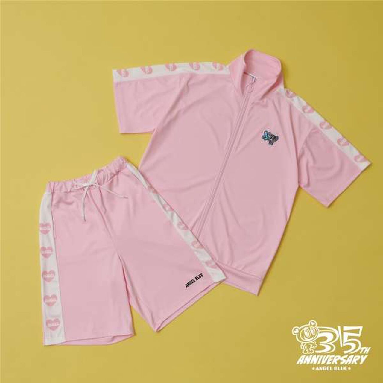 [ANGEL BLUE] Junior Mr. Nakamura Short-Sleeve Jersey,Pink, large image number 0