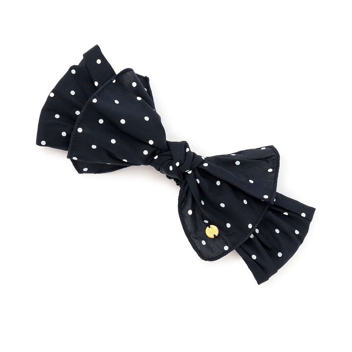 Polka Dot Headband,Navy, medium image number 0