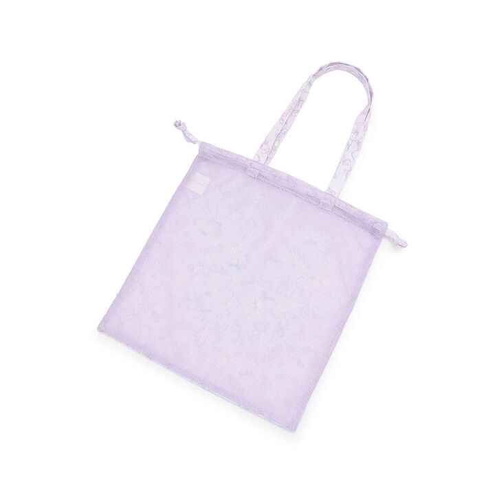 Ballet Bunny Print Mesh Change Pouch,Lavender, medium image number 1