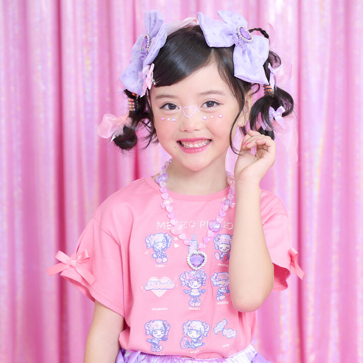 Shinako-chan Roleplay Short Sleeve T-Shirt,Pink, medium image number 0