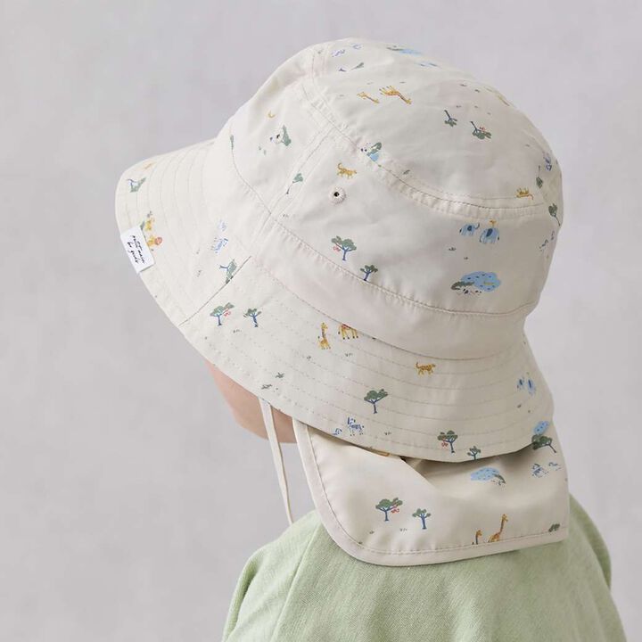 All-Over Pattern Safari Hat,Navy, medium image number 7