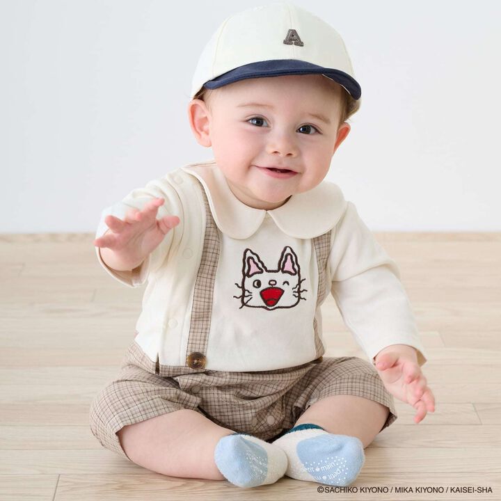 [Nontan] Cat Ear Suspender Coverall,, medium