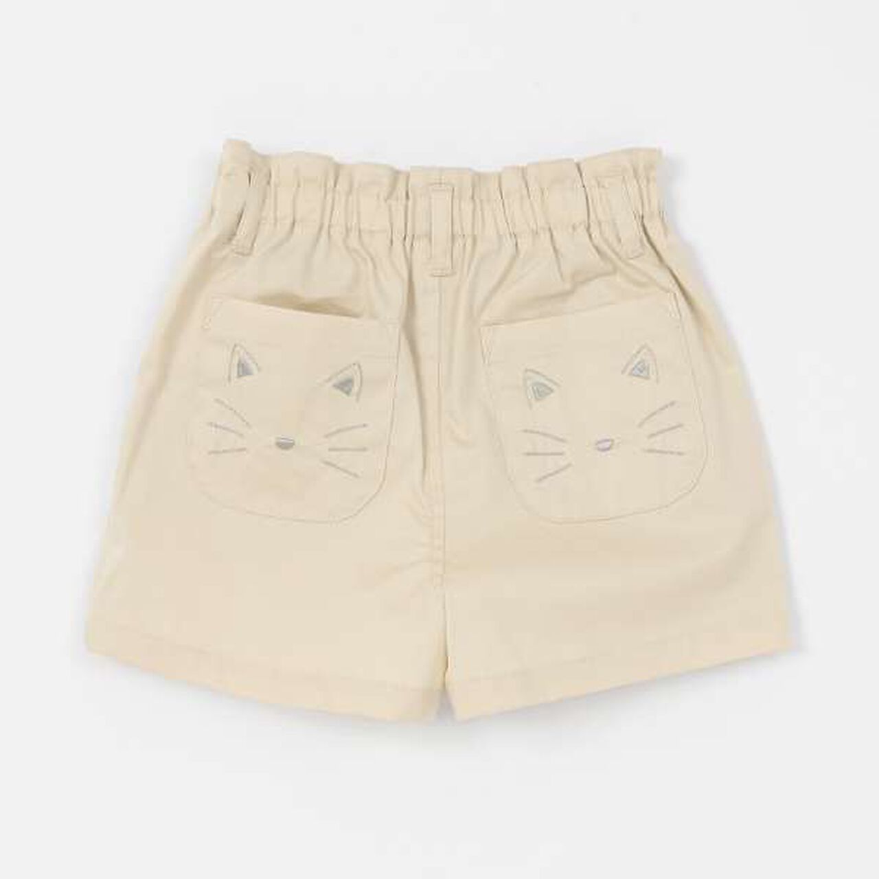 Cat Embroidered Shorts (Kids),Ivory, large image number 15