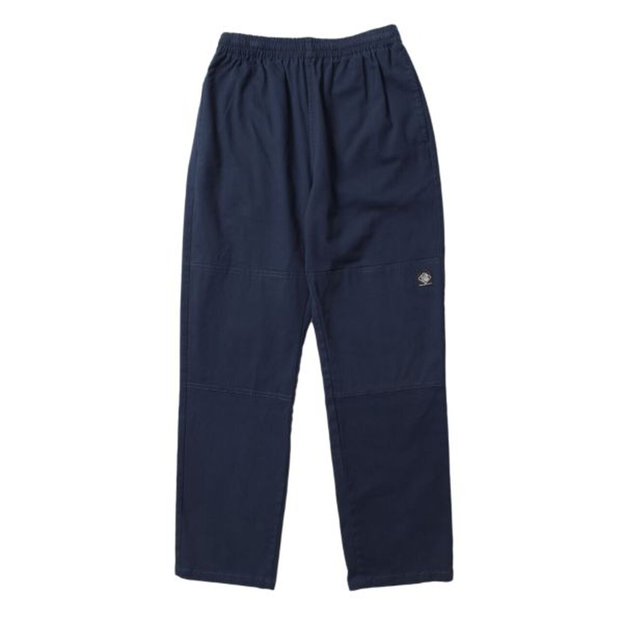 [Adult Size Available] Color Twill Double Knee Pants,Black, large image number 4