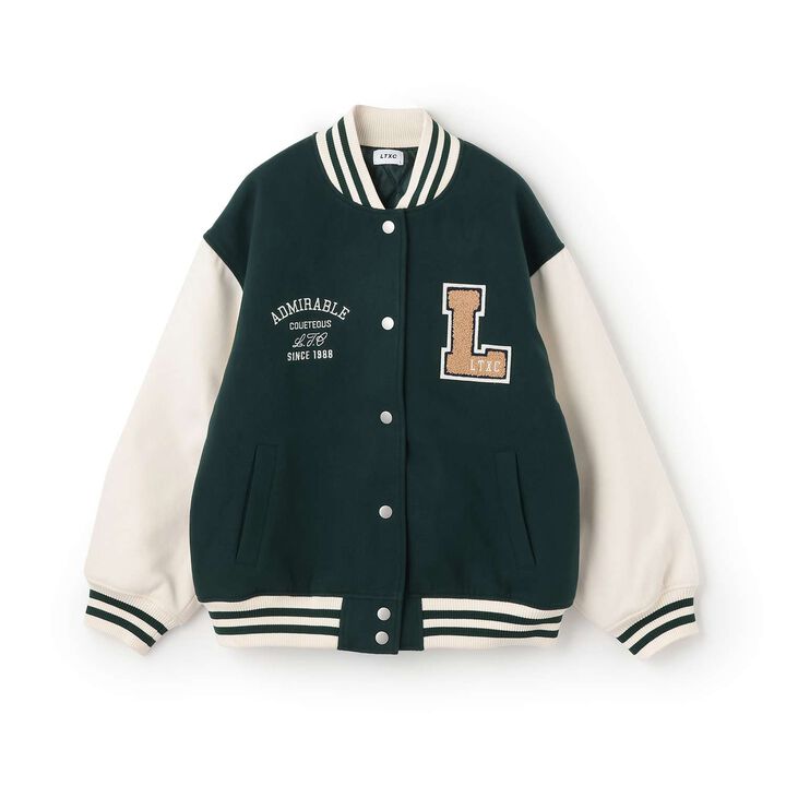 Reversible Quilted Varsity Jacket,, medium