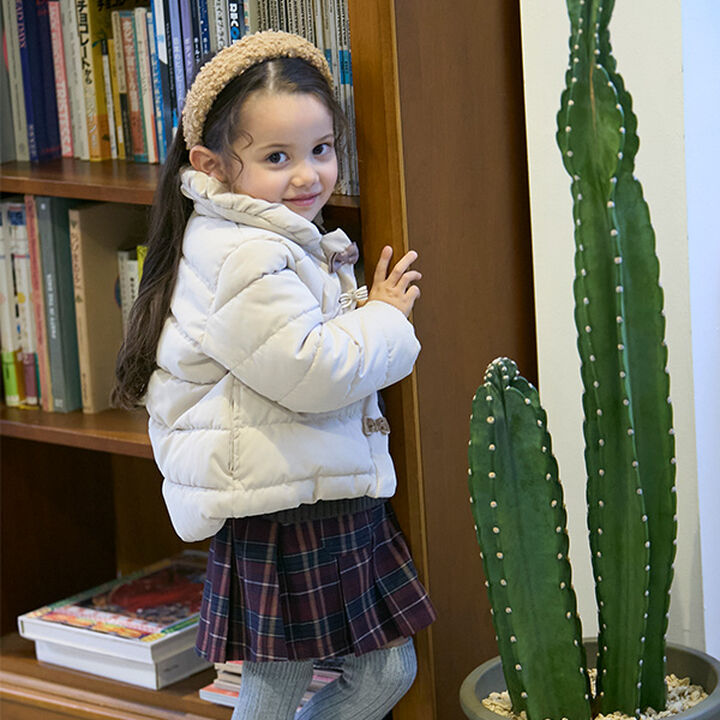 Padded Ribbon Jacket,Navy, medium image number 14