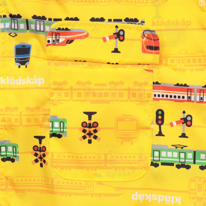 All-Over Pattern Raincoat,Yellow, medium image number 5