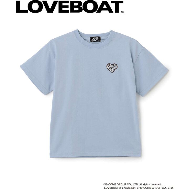 [Parent-Child Matching] LOVEBOAT Loose T-Shirt,Black, medium image number 14