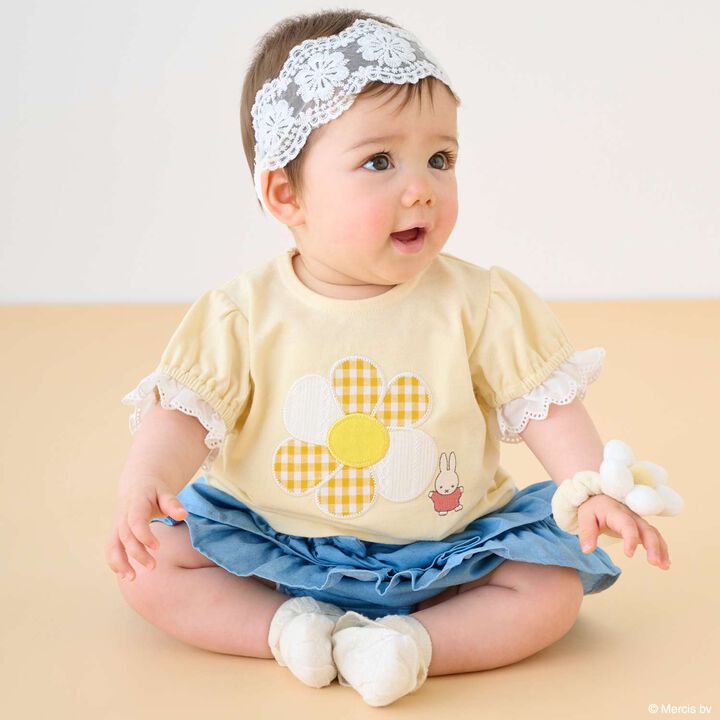 [miffy] Floral Appliqu&eacute; Outfit Set,, medium