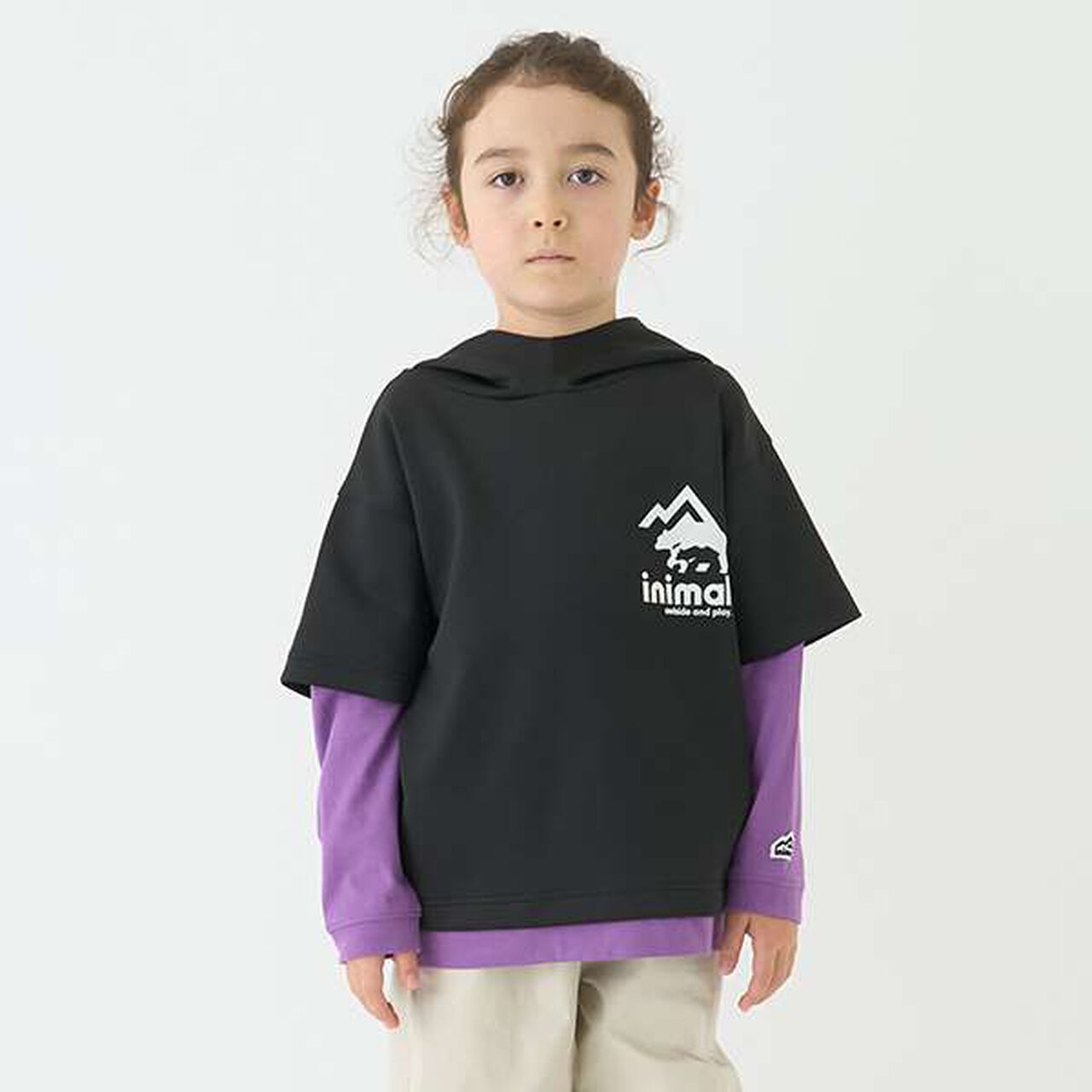 [Water-Repellent] Ponte Fake Layered T Parka,Blue, large image number 29