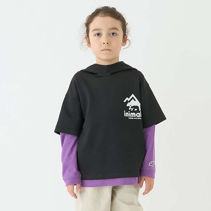 [Water-Repellent] Ponte Fake Layered T Parka,Blue, medium image number 29