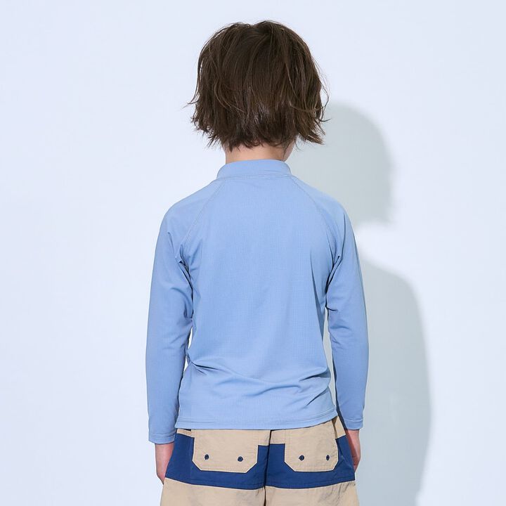 [SWIM] [UV] Full-Zip Mesh Rash Guard [Kids' Clothing] [Boys & Girls],Milky white, medium image number 21
