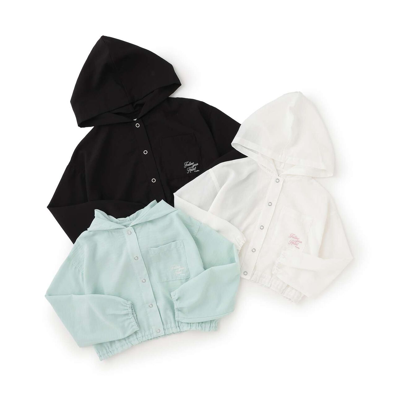 [Exclusive] UV Protection & Cool Touch Short Bomber Jacket,Black, large image number 7
