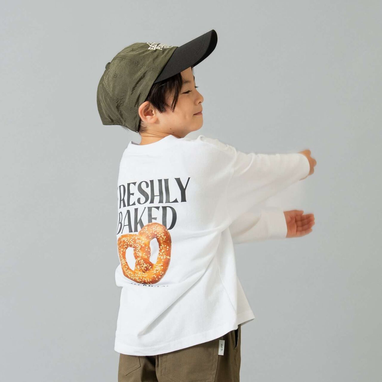 100% Cotton 365D. Assorted Transfer Wide Long Sleeve T-Shirt,Yellow, large image number 2