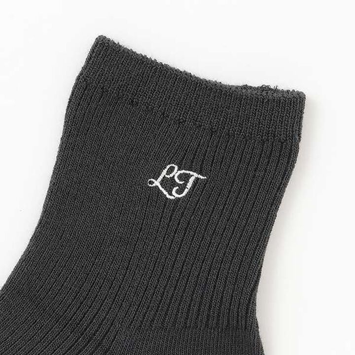 [Antibacterial Deodorant] Logo Rib School Socks,Gray, medium image number 1