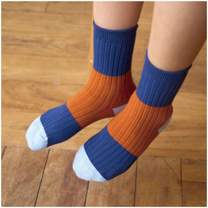 Bi-Color Socks,, medium
