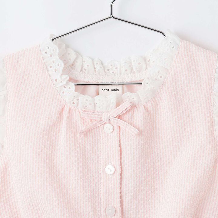 Link Cotton Lace Top,Ivory, medium image number 7