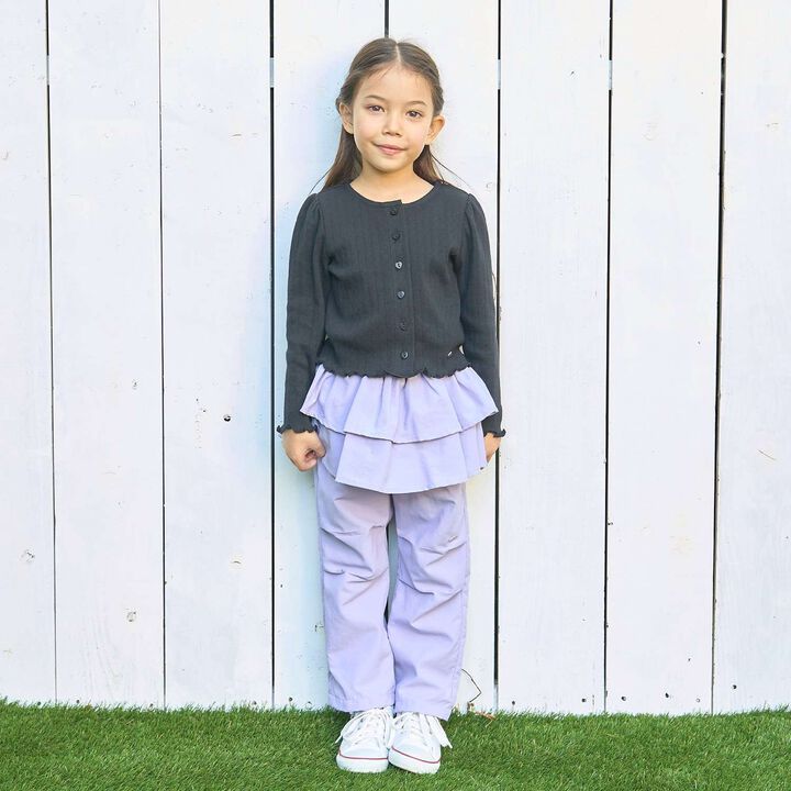 [School-Ready] [Water-Repellent, Anti-Stain, Durable, UV] Layered Skirt Pants,Lavender, medium image number 30